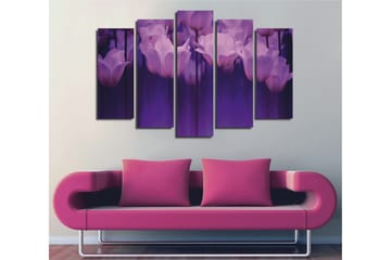 Dekorativ Canvastavla 5-Delar 70x20 cm - Flerfärgad - Inredning - Tavlor & posters - Canvastavla