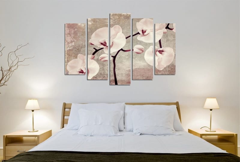 Dekorativ Canvastavla 5-Delar 70x20 cm, Flerfärgad