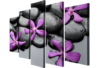 Dekorativ Canvastavla 5-Delar 70x20 cm - Flerfärgad - Inredning - Tavlor & posters - Canvastavla