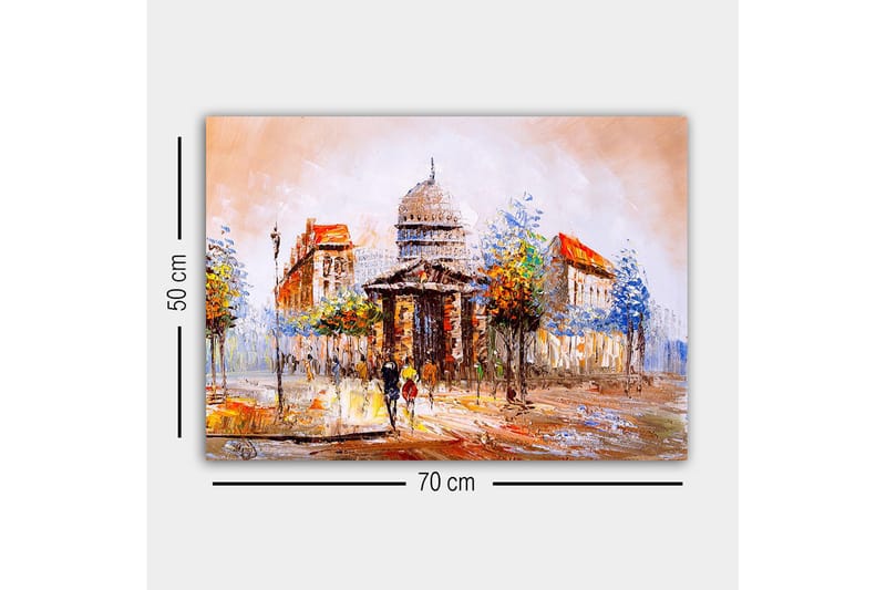Dekorativ Canvastavla 50x70 cm - Flerfärgad - Inredning - Tavlor & posters - Canvastavla
