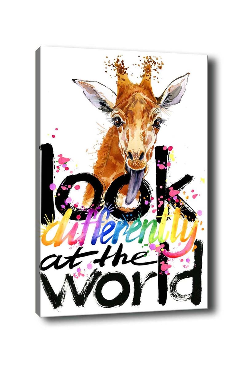 Dekorativ Canvastavla 50x70 cm, Flerfärgad