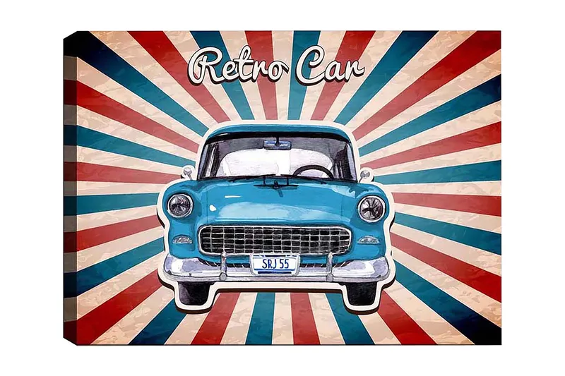 Dekorativ Canvastavla 50x70 cm, Flerfärgad