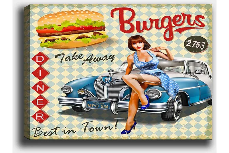 Dekorativ Canvastavla 50x70 cm - Flerfärgad - Inredning - Tavlor & posters - Canvastavla