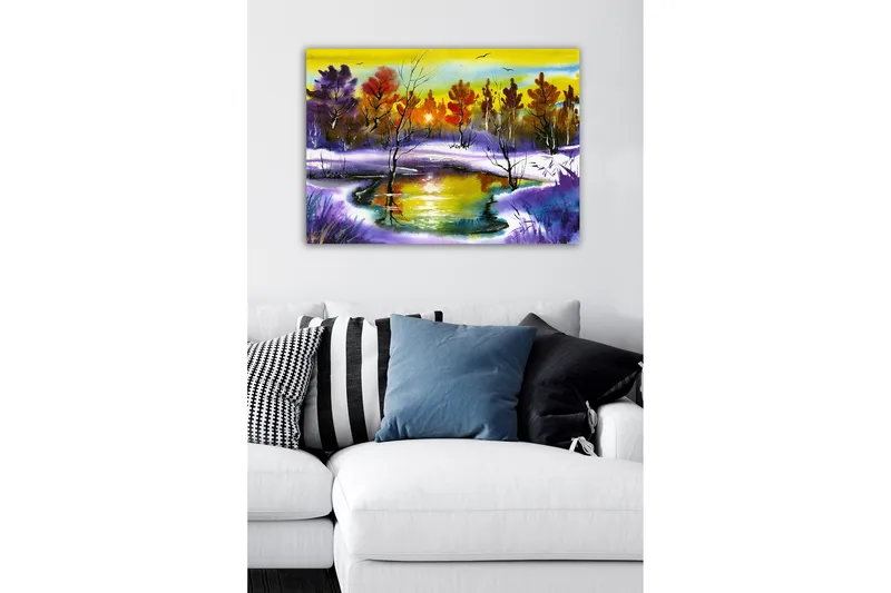 Dekorativ Canvastavla 50x70 cm, Flerfärgad