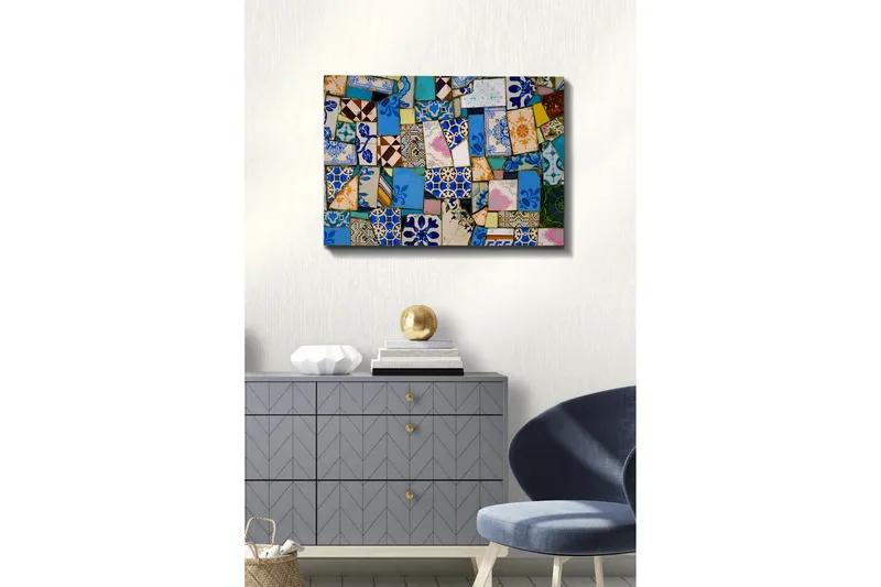 Dekorativ Canvastavla 50x70 cm, Flerfärgad