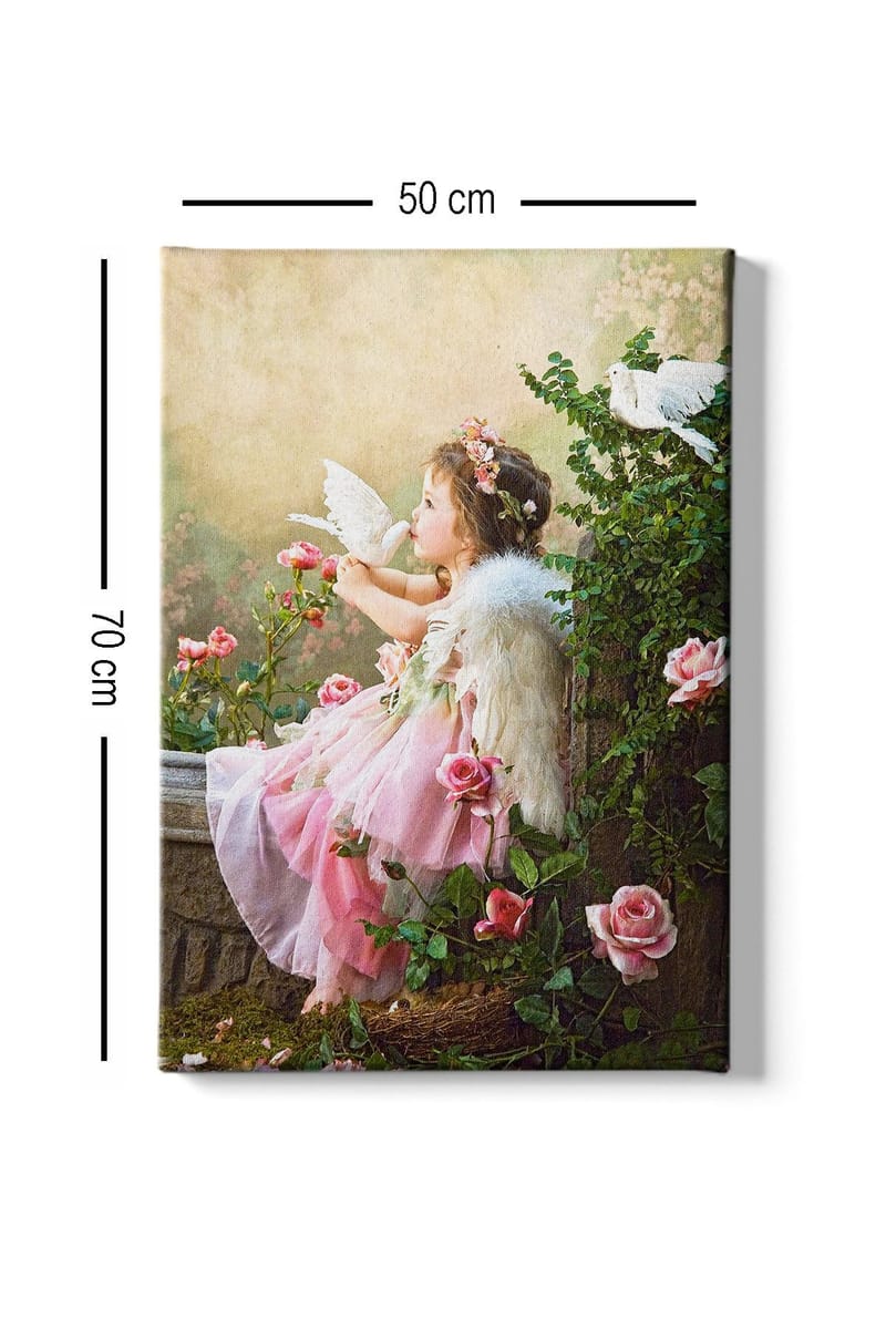 Dekorativ Canvastavla 50x70 cm - Flerfärgad - Inredning - Tavlor & posters - Canvastavla