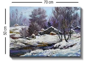 Dekorativ Canvastavla 50x70 cm - Flerfärgad - Inredning - Tavlor & posters - Canvastavla