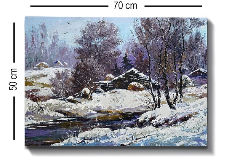 Dekorativ Canvastavla 50x70 cm - Flerfärgad - Inredning - Tavlor & posters - Canvastavla