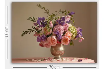 Dekorativ Canvastavla 50x70 cm - Flerfärgad - Inredning - Tavlor & posters - Canvastavla