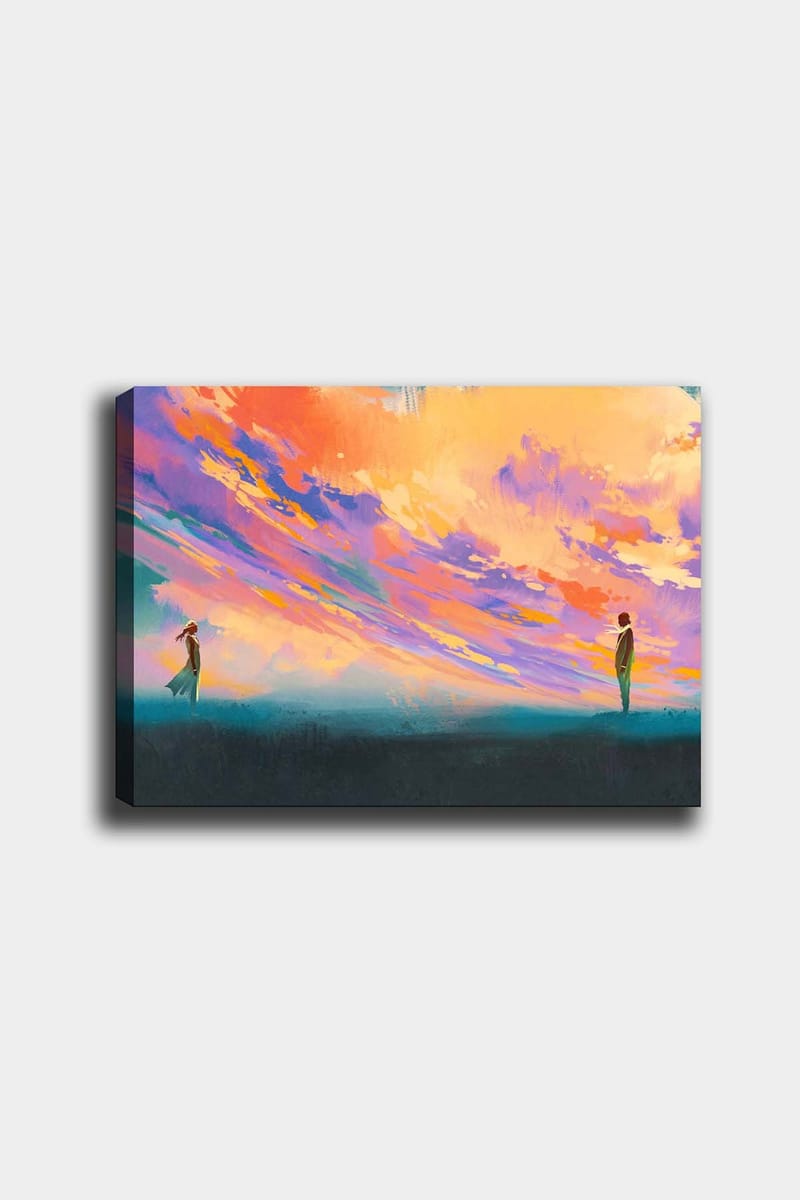 Dekorativ Canvastavla 50x70 cm - Flerfärgad - Inredning - Tavlor & posters - Canvastavla