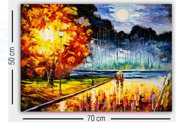 Dekorativ Canvastavla 50x70 cm - Flerfärgad - Inredning - Tavlor & posters - Canvastavla