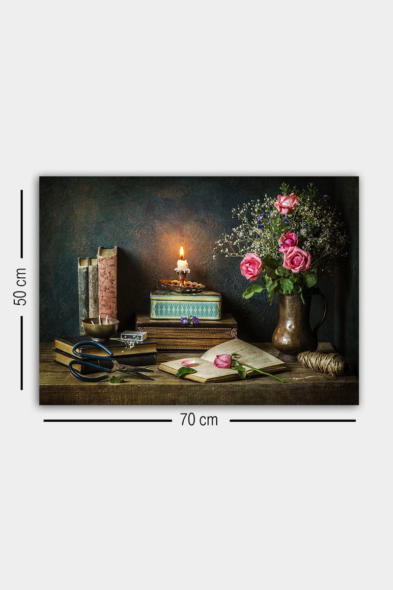 Dekorativ Canvastavla 50x70 cm - Flerfärgad - Inredning - Tavlor & posters - Canvastavla