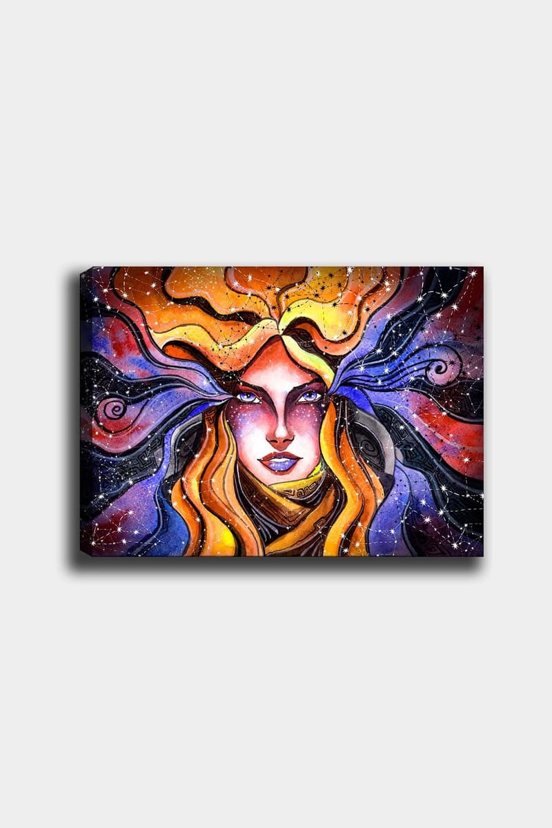 Dekorativ Canvastavla 50x70 cm - Flerfärgad - Inredning - Tavlor & posters - Canvastavla