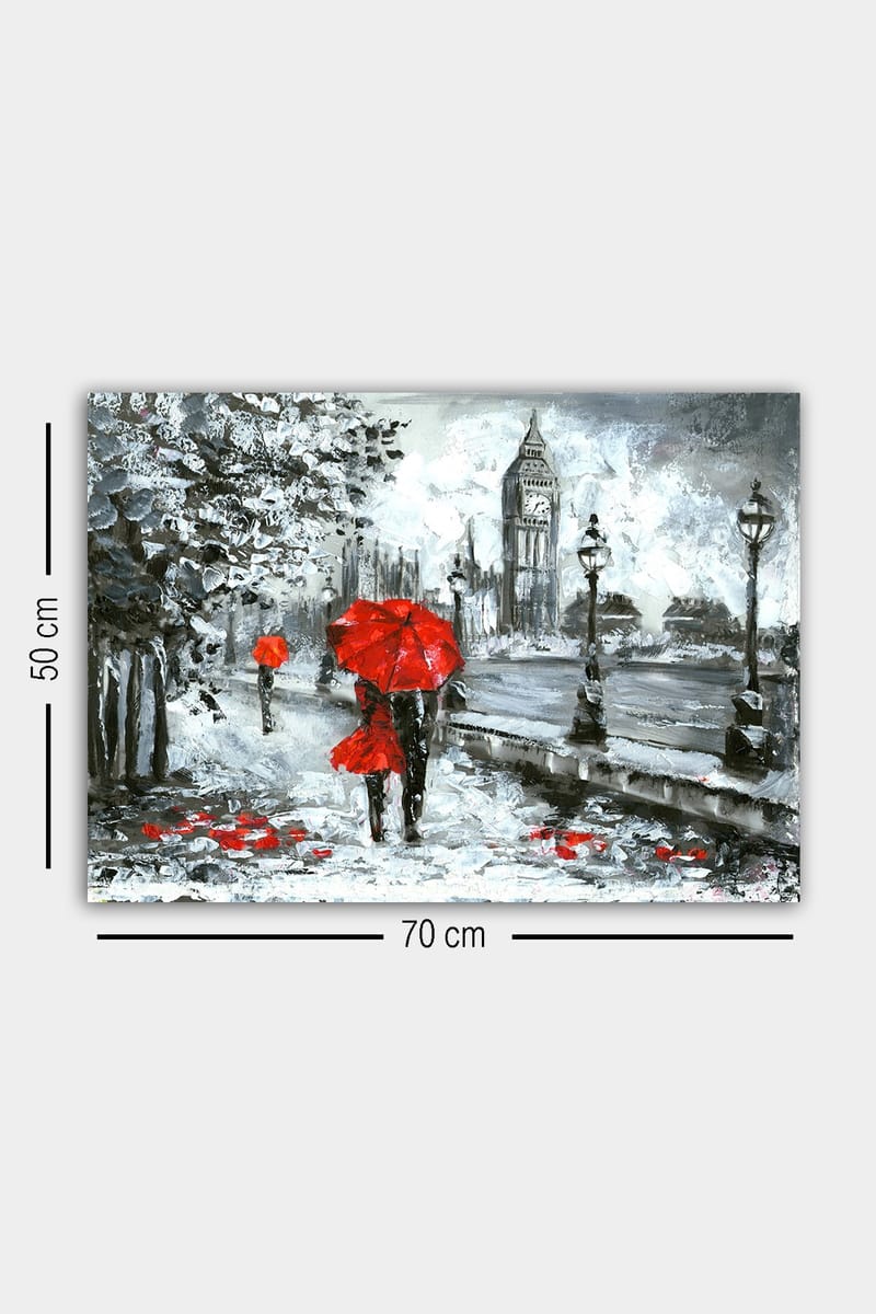 Dekorativ Canvastavla 50x70 cm - Flerfärgad - Inredning - Tavlor & posters - Canvastavla