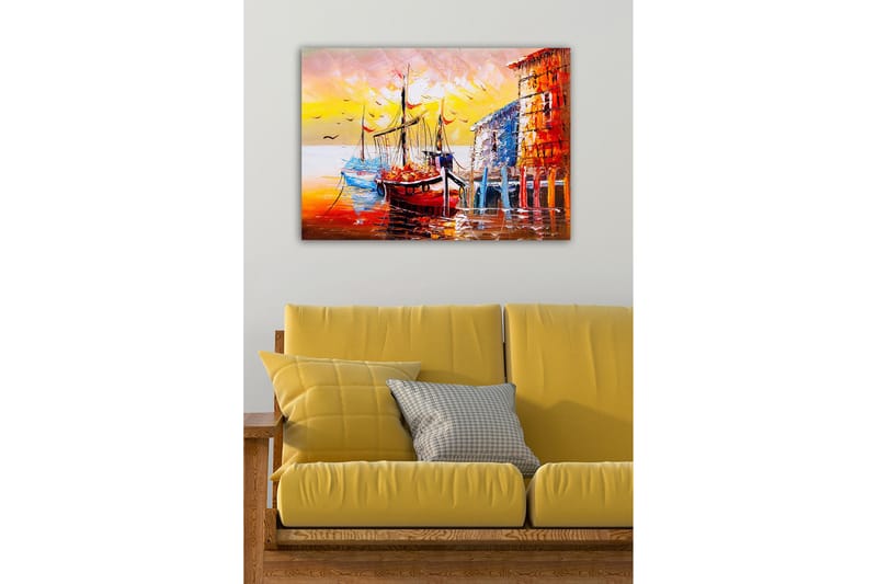 Dekorativ Canvastavla 50x70 cm - Flerfärgad - Inredning - Tavlor & posters - Canvastavla