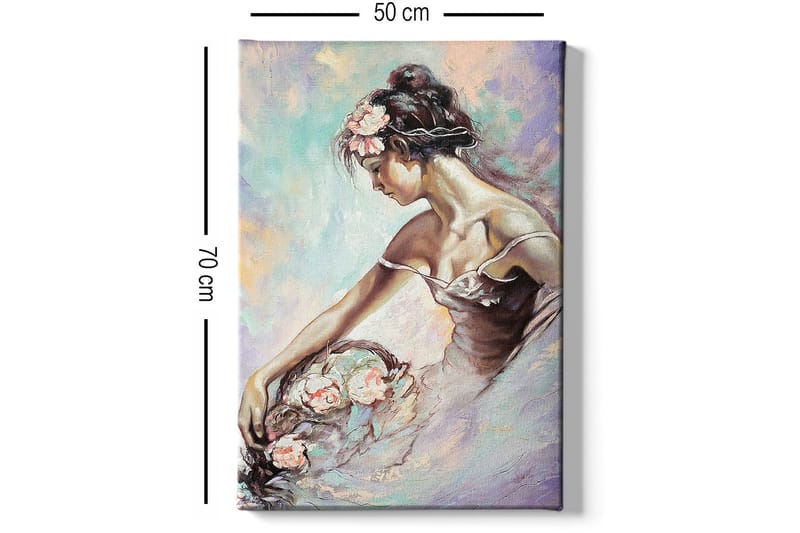 Dekorativ Canvastavla 50x70 cm - Flerfärgad - Inredning - Tavlor & posters - Canvastavla