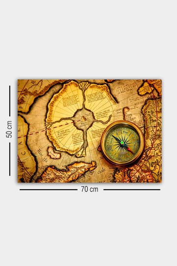 Dekorativ Canvastavla 50x70 cm - Flerfärgad - Inredning - Tavlor & posters - Canvastavla