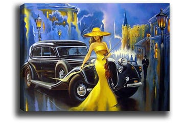 Dekorativ Canvastavla 50x70 cm - Flerfärgad - Inredning - Tavlor & posters - Canvastavla