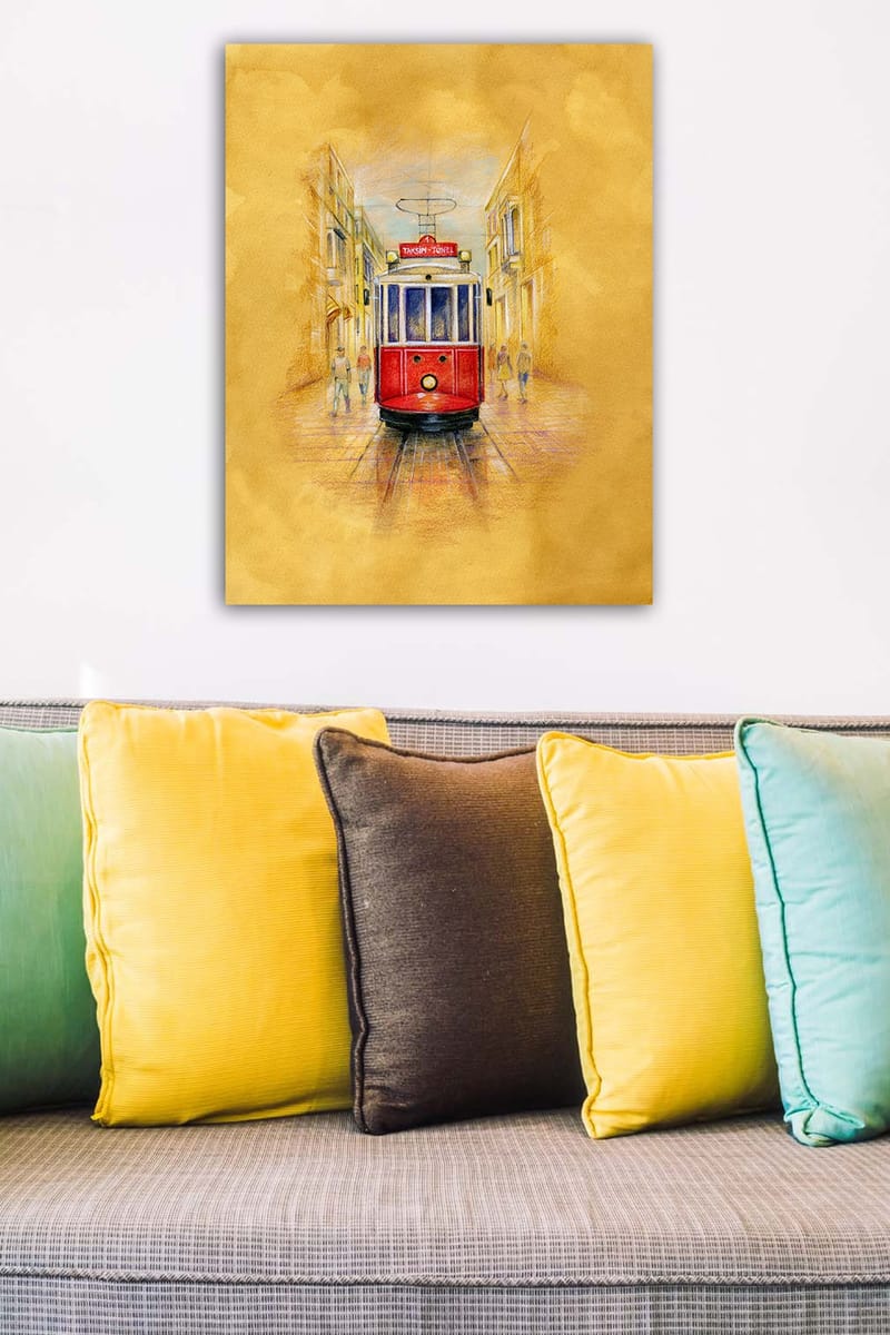 Dekorativ Canvastavla 50x70 cm - Flerfärgad - Inredning - Tavlor & posters - Canvastavla