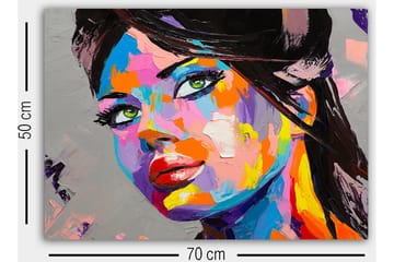 Dekorativ Canvastavla 50x70 cm - Flerfärgad - Inredning - Tavlor & posters - Canvastavla