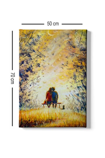 Dekorativ Canvastavla 50x70 cm - Flerfärgad - Inredning - Tavlor & posters - Canvastavla