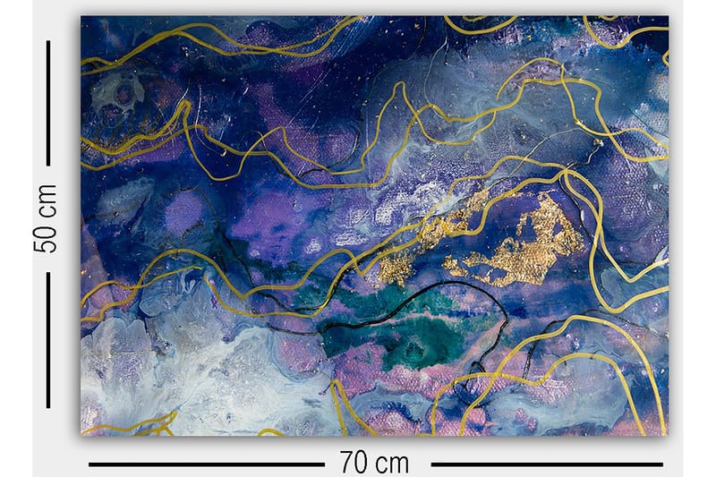 Dekorativ Canvastavla 50x70 cm - Flerfärgad - Canvastavla