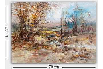 Dekorativ Canvastavla 50x70 cm - Flerfärgad - Inredning - Tavlor & posters - Canvastavla
