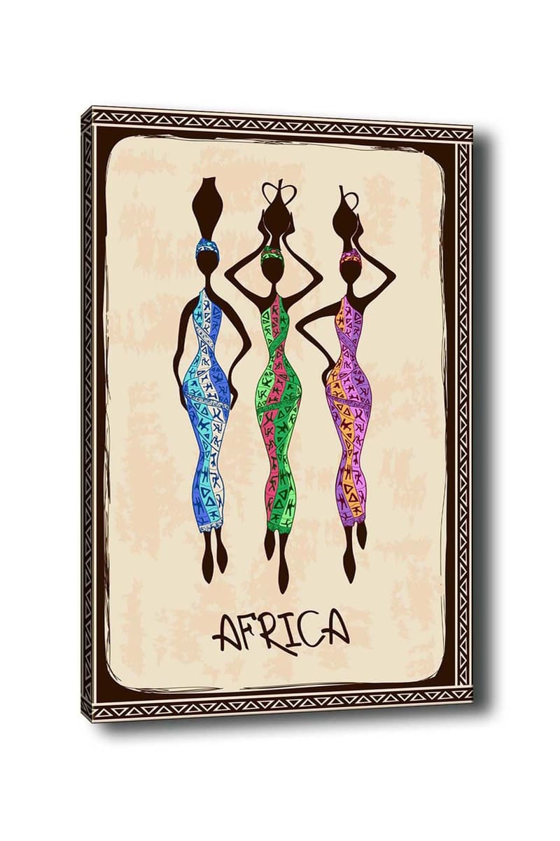 Dekorativ Canvastavla 50x70 cm, Flerfärgad