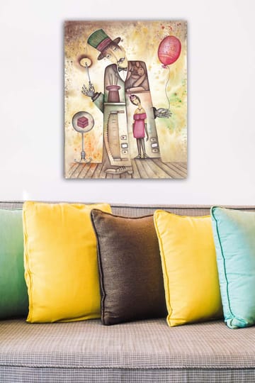 Dekorativ Canvastavla 50x70 cm - Flerfärgad - Inredning - Tavlor & posters - Canvastavla