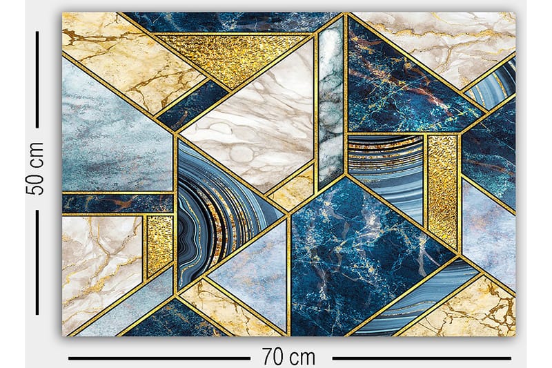 Dekorativ Canvastavla 50x70 cm - Flerfärgad - Inredning - Tavlor & posters - Canvastavla