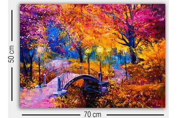 Dekorativ Canvastavla 50x70 cm - Flerfärgad - Inredning - Tavlor & posters - Canvastavla