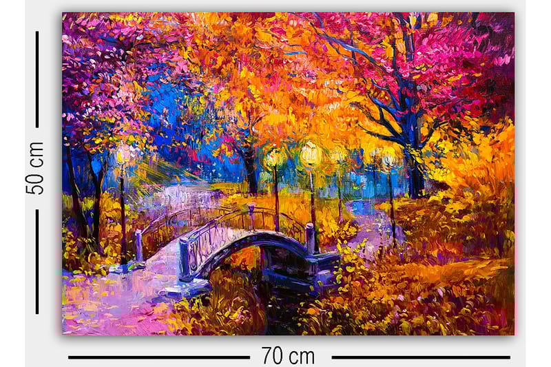 Dekorativ Canvastavla 50x70 cm - Flerfärgad - Inredning - Tavlor & posters - Canvastavla