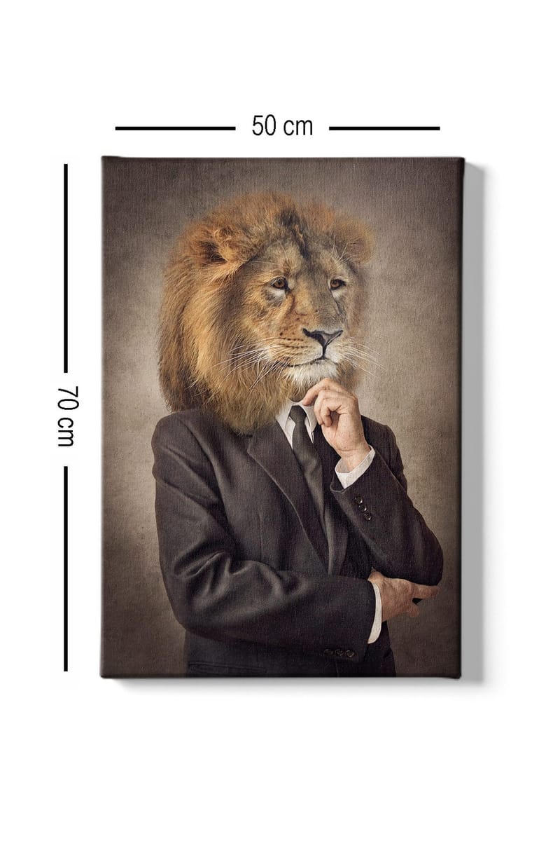 Dekorativ Canvastavla 50x70 cm - Flerfärgad - Inredning - Tavlor & posters - Canvastavla