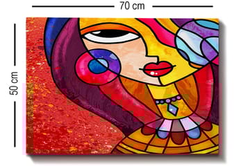 Dekorativ Canvastavla 50x70 cm - Flerfärgad - Inredning - Tavlor & posters - Canvastavla