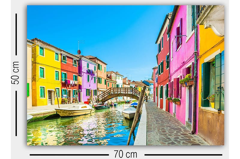 Dekorativ Canvastavla 50x70 cm - Flerfärgad - Inredning - Tavlor & posters - Canvastavla