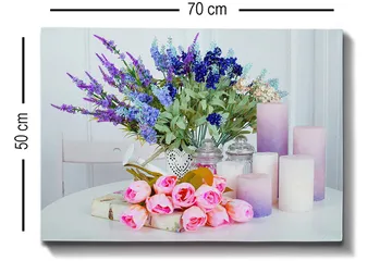 Dekorativ Canvastavla 50x70 cm - Flerfärgad - Inredning - Tavlor & posters - Canvastavla