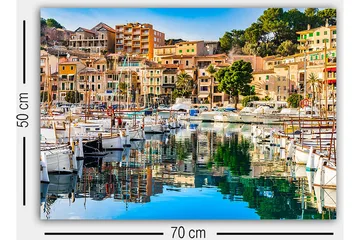 Dekorativ Canvastavla 50x70 cm - Flerfärgad - Inredning - Tavlor & posters - Canvastavla