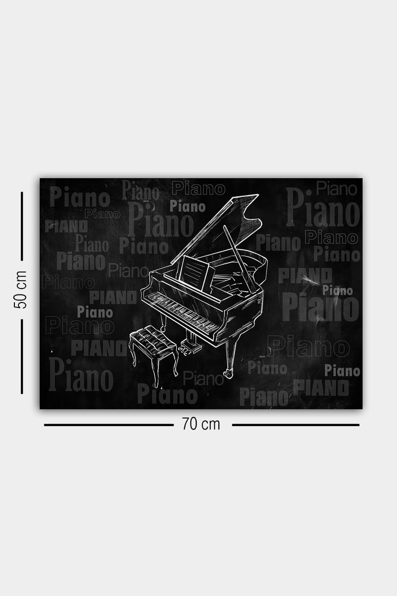 Dekorativ Canvastavla 50x70 cm - Flerfärgad - Inredning - Tavlor & posters - Canvastavla