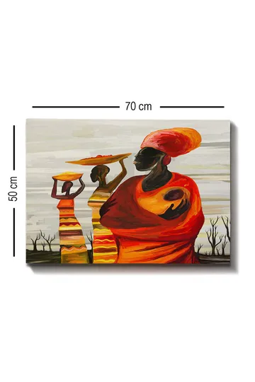 Dekorativ Canvastavla 50x70 cm - Flerfärgad - Inredning - Tavlor & posters - Canvastavla