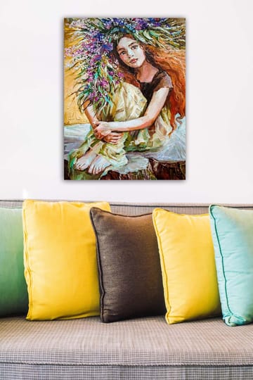 Dekorativ Canvastavla 50x70 cm - Flerfärgad - Inredning - Tavlor & posters - Canvastavla