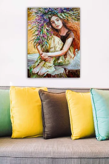 Dekorativ Canvastavla 50x70 cm - Flerfärgad - Inredning - Tavlor & posters - Canvastavla