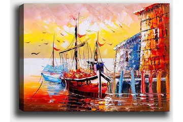 Dekorativ Canvastavla 50x70 cm - Flerfärgad - Inredning - Tavlor & posters - Canvastavla