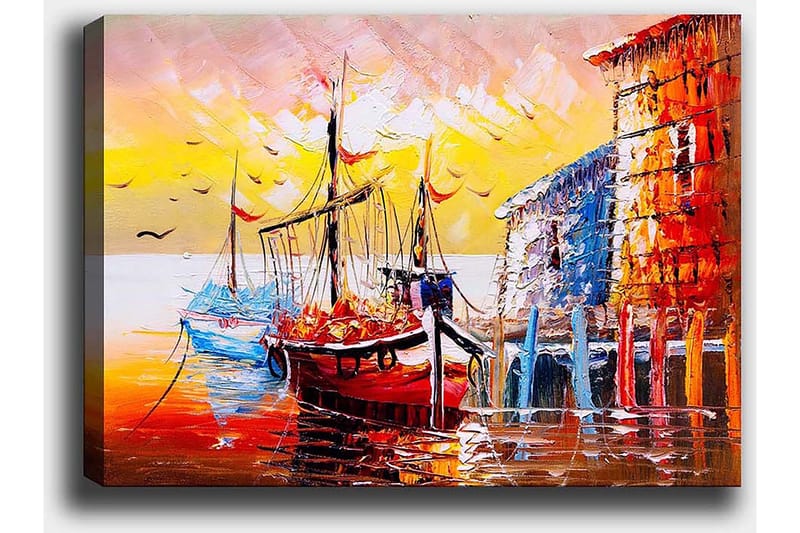 Dekorativ Canvastavla 50x70 cm - Flerfärgad - Inredning - Tavlor & posters - Canvastavla