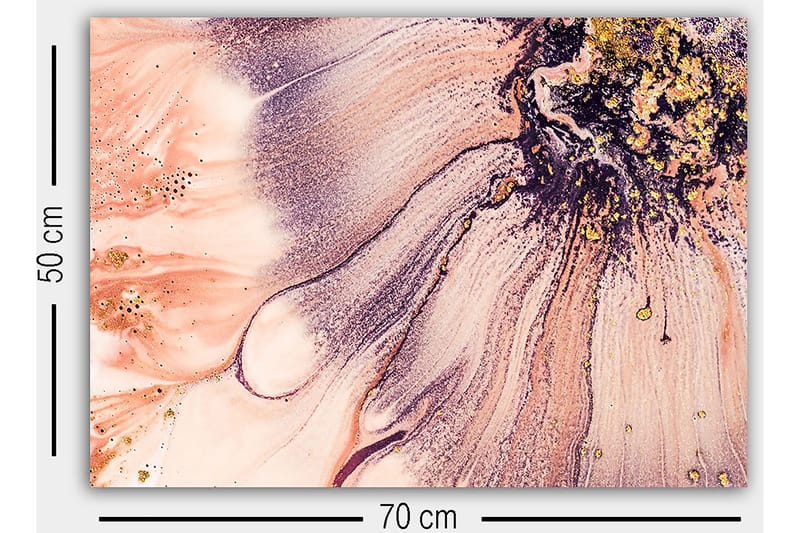 Dekorativ Canvastavla 50x70 cm - Flerfärgad - Inredning - Tavlor & posters - Canvastavla