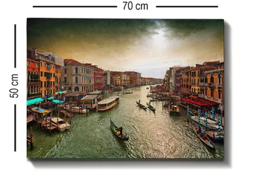 Dekorativ Canvastavla 50x70 cm - Flerfärgad - Inredning - Tavlor & posters - Canvastavla