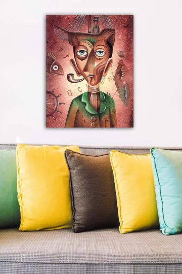 Dekorativ Canvastavla 50x70 cm - Flerfärgad - Inredning - Tavlor & posters - Canvastavla