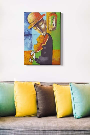 Dekorativ Canvastavla 50x70 cm - Flerfärgad - Inredning - Tavlor & posters - Canvastavla