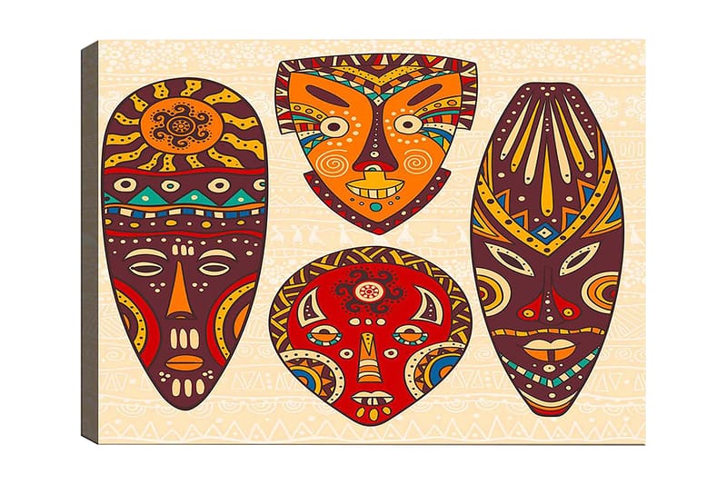 Dekorativ Canvastavla 50x70 cm, Flerfärgad