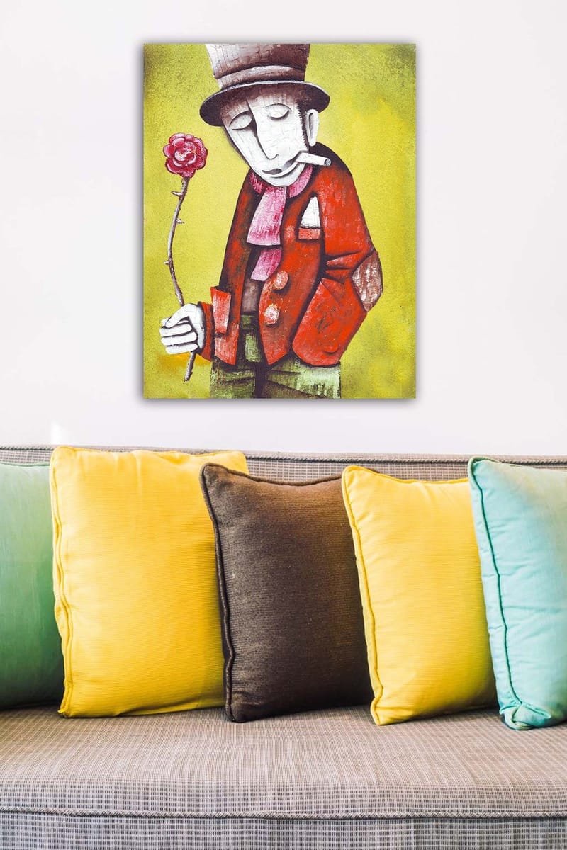 Dekorativ Canvastavla 50x70 cm - Flerfärgad - Inredning - Tavlor & posters - Canvastavla