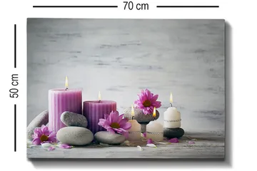 Dekorativ Canvastavla 50x70 cm - Flerfärgad - Inredning - Tavlor & posters - Canvastavla